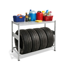 Reifenregal 1100×1210×430 mm, 1 Ablageboden