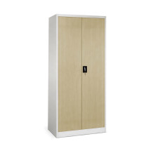 Büroschrank mit heller Holzoptik, 4 Fachböden