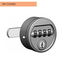 Mechanisches Schloss mit Zahlencode und zentralem Schlüsselsystem