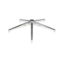 Verchromtes Fünfstern-Fußkreuz für Bürostühle, 320 mm