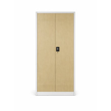 Büroschrank mit heller Holzoptik, 4 Fachböden (zerlegt geliefert)