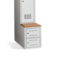 #03 SHOECABINET 1/2 – 2-türiger geteilter Schuhschrank 300 mm