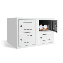 #03 SHOECABINET 2/4 - 4-türiger geteilter Schuhschrank 300 mm