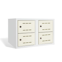 #03 SHOECABINET 2/4 – 4-türiger geteilter Schuhschrank 300 mm