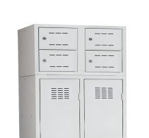 2+2-türiger Schuhschrank mit Fachbreite 400 mm