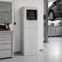 Computerschrank zum Schutz in Werkstätten und Lagern