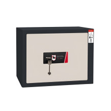 #17 MINISAFE S30 KEY- Mini Sicherheitsschrank schwarz - weiß, 380/300/320 mm