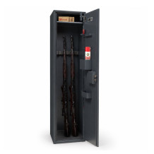 Schrank für 5 Waffen, mit dem Schlüssel verschließbar, 1512/340/260 mm