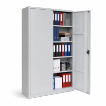 Büroschrank mit 4 Fachböden, 1200 mm breit