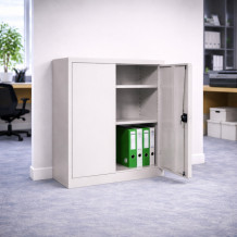 Büroschrank mit 2 Fachböden, 1000 mm breit