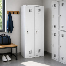 #02 MAXI 2 - 2-türiger Kleiderschrank mit Trennwand, 1800/800/500 mm