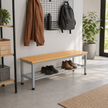 #30 BENCH 1500 SR – Sitzbank mit einer Länge von 1500 mm mit Schuhablage