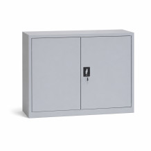 Niedriger Büroschrank für Dokumente, 1200 mm breit, mit 2 Fachböden