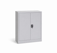 Niedriger Büroschrank für Dokumente, 800 mm breit, mit 2 Fachböden