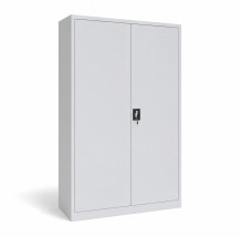 Hoher Büroschrank für Dokumente, 1200 mm breit, mit 4 Fachböden