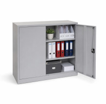 Universeller Metallschrank, 1200 mm breit, mit 2 Fachböden (zerlegt)