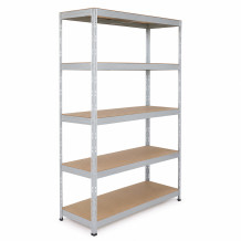 Regalset mit 5 HDF-Regalböden
