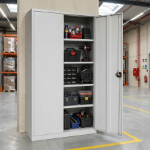 Universeller Werkstattschrank, 1000 mm breit, mit 4 Fachböden