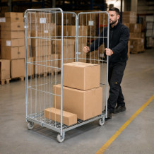 Verzinkter Käfigwagen, 3 Seiten