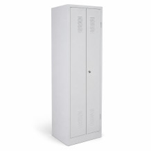 2-türiger Kleiderschrank mit mittiger Öffnung, 500 mm breit