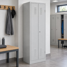 2-türiger Kleiderschrank mit mittiger Öffnung, 500 mm breit_Ilustratives foto