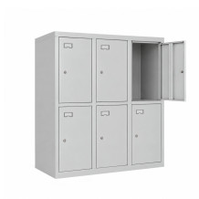 #03 BOXES 6 MINI - Schließfachschrank mit 6 Fächern zur Aufbewahrung von Wertsachen