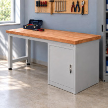 Werkbank mit Schrank, 1500 mm