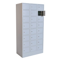 #05 BOX 24 GREY - Wertfachschrank, 24 Fächer