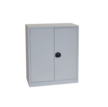 #03 STRONG SLIM MINI - Büroschrank oder Werkstattschrank für Akten mit 2 Fachböden, 1000/800/420 mm
