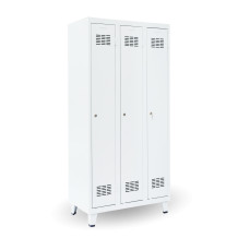 #03 STANDARD 3 - 3-türiger Umkleidespind mit langen Türen,  1800/900/500 mm