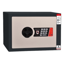 #17 MINISAFE S25 ELECTRO - Mini Sicherheitsschrank schwarz - weiß, 350/250/260 mm