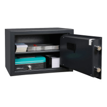 #17 MINISAFE R30 ELECTRO KEY - Mini Sicherheitsschrank schwarz - weiß, 430/300/320 mm