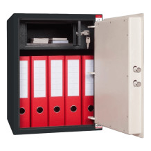 #17 SAFE S50 ELECTRO - Sicherheitsschrank schwarz - weiß, 380/500/365 mm