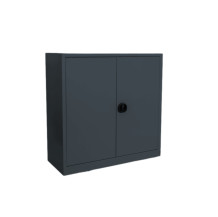 #03 STRONG STANDARD MINI 7016 - Büroschrank oder Werkstattschrank für Akten mit 2 Fachböden, 1000/1000/420 mm