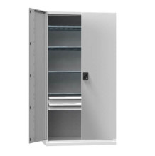 #29 STRONG DEEP SIMPLE 2D - Werkstattschrank mit 4 Fachböden und 2 Schubladen, 1950x1044x625 mm