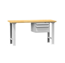 #29 HARDWORK D2 - Werkbank mit 2 Schubladen, Länge 1500 mm, bis 800 kg belastbar