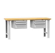 #29 HARDWORK D2D2W - Werkbank mit 2 Schubladen beideseitig, Länge 1500 mm, bis 800 kg belastbar