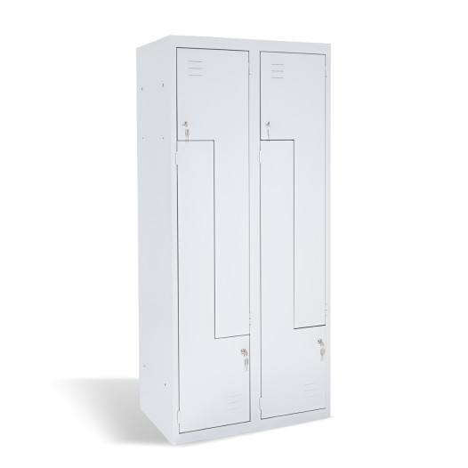 #03 CIK-CAK MAXI 4 - 4-türiger Garderobenschrank mit Z -Türen  (Z-Spinde), 1800/800/500 mm