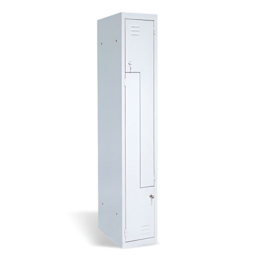 #03 CIK-CAK MINI 2 - 2-türiger Garderobenschrank mit Z- Türen, Spind mit Z- Türen, 1800/300/500 mm