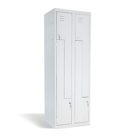#03 CIK-CAK MINI 4 - 4 -türiger  Garderobenschrank mit Z- Türen, Spind mit Z- Türen, 1800/600/500 mm