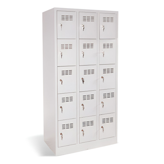 #03 BOXES 15 - Schließfachschrank mit 15 kleinen Fächern