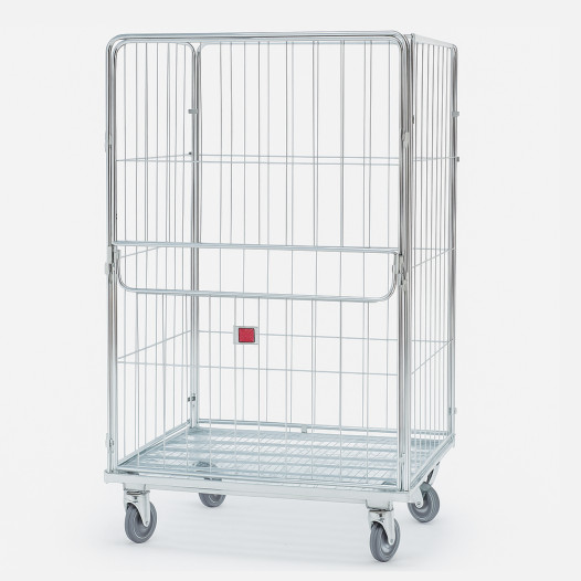 Rollcontainer mit 4 Wänden, groß