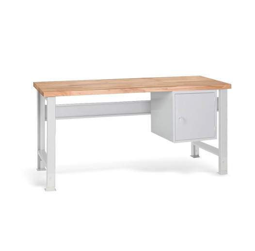 Arbeitstisch mit Hängeschrank und verstellbaren Beinen, 1500 mm