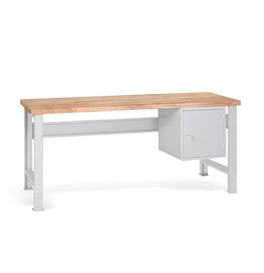 Arbeitstisch mit Hängeschrank und festen Beinen, 1700 mm