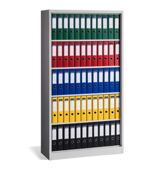 Offener Lagerschrank mit 4 Fachböden, Breite 1000 mm