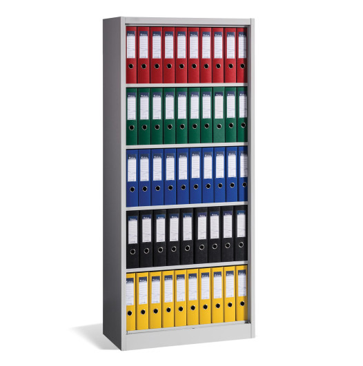 Offener Lagerschrank mit 4 Fachböden, Breite 800 mm
