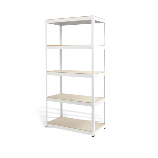 Schraubenloses Regal mit 5 Böden