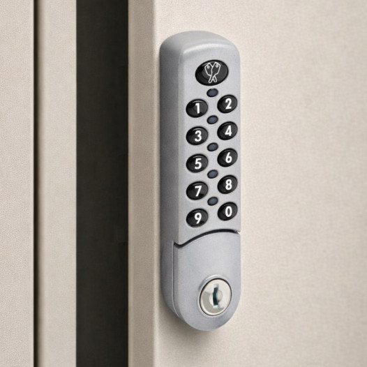 #12 ELECTRO - Elektronisches Schloss für Metallschränke mit Zentralschlüssel