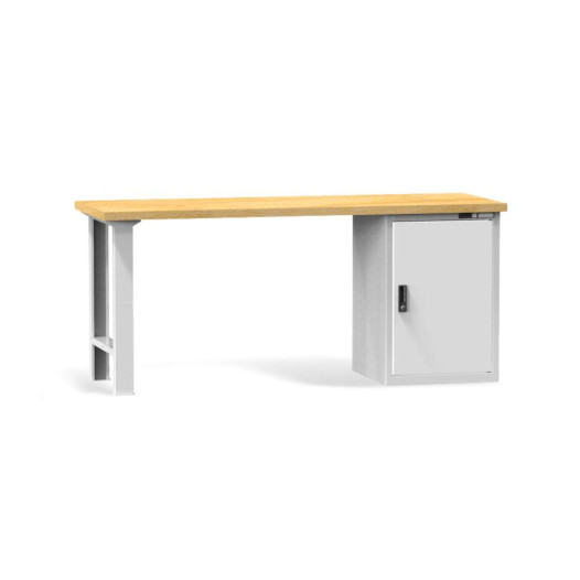Werkbank mit Unterschrank, 2000 mm breit, Tragkraft bis 800 kg