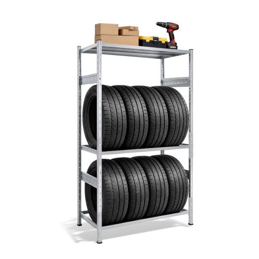 Reifenregal 2000×1060×430 mm, 1 Ablageboden